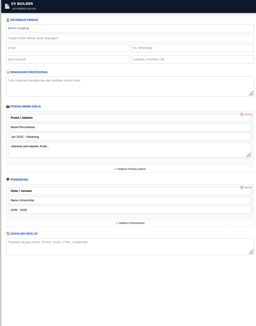 Input Data CV